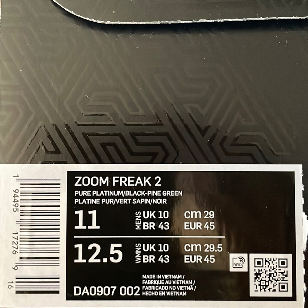 Nike Zoom Freak 2. Sz. 11 Like New